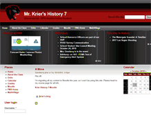 Tablet Screenshot of mrkrier.info
